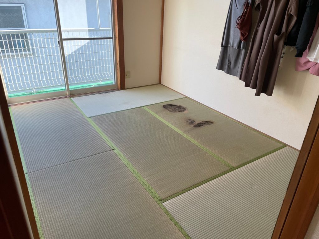 ゴミも家具も撤去されすっきりした状態に