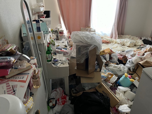 長野県松本市のゴミ屋敷になっていたワンルーム