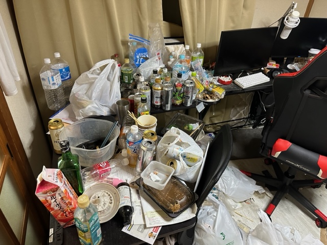 便利屋サービス21で対応したうつ病患者の部屋の片付け